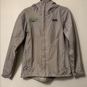 Patagonia Light Gray Hooded Jacket